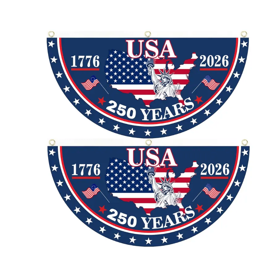 🎇 250th Anniversary USA Fan Flag 🇺🇸