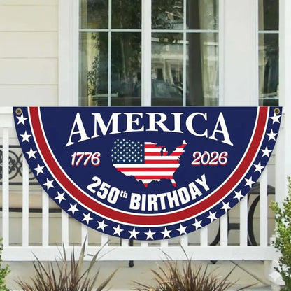 🎇 250th Anniversary USA Fan Flag 🇺🇸