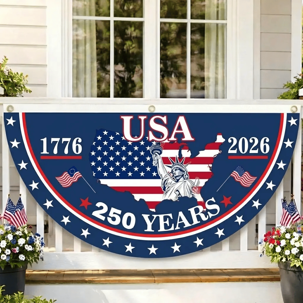 🎇 250th Anniversary USA Fan Flag 🇺🇸