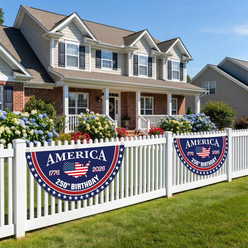 🎇 250th Anniversary USA Fan Flag 🇺🇸