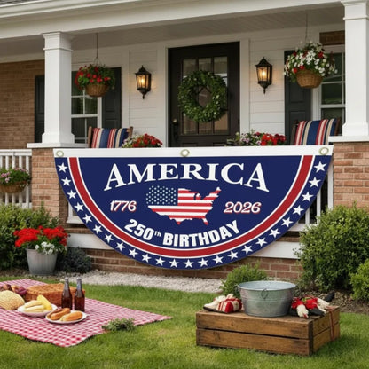 🎇 250th Anniversary USA Fan Flag 🇺🇸